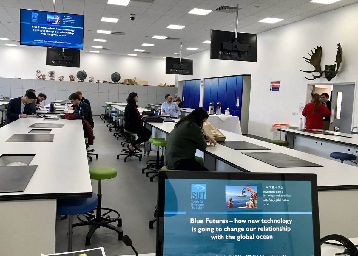 SUT_news's tweet image. Getting ready for our CEO @saltwatersteve to speak at the #careers session at @OceanBusiness @NOCnews #OceanBiz