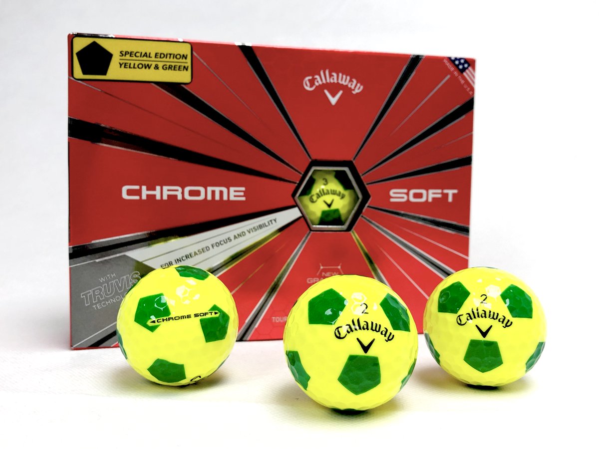 CallawayGolfEU's tweet image. 🚨COMPETITION ALERT🚨

Get excited for the unofficial start of the season by winning a dozen Limited Edition yellow &amp;amp; green #ChromeSoft #Truvis  Balls 💛💚

Simply RETWEET this tweet &amp;amp; FOLLOW @CallawayGolfEU for your chance to win 1 of 6 boxes we're giving away.

Good luck!!