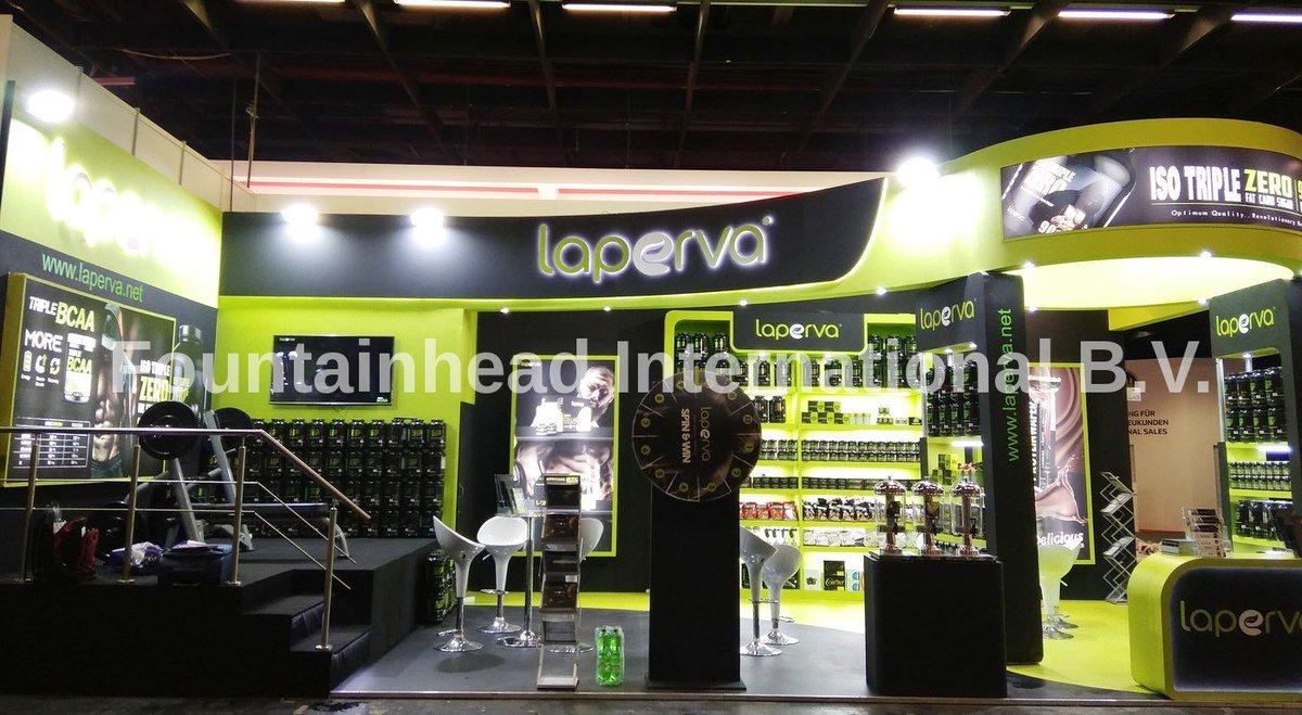 fcesint's tweet photo. Another booth designed &amp; built by us @FIBO Cologne|2019- the biggest trade fair for fitness, wellness and health, was of #Laperva|50 SQM. The booth was designed with proper coordination with client and handed over/fabricated timely. Upmost, we matched the expectations of client. https://t.co/7bh6D0rOdZ