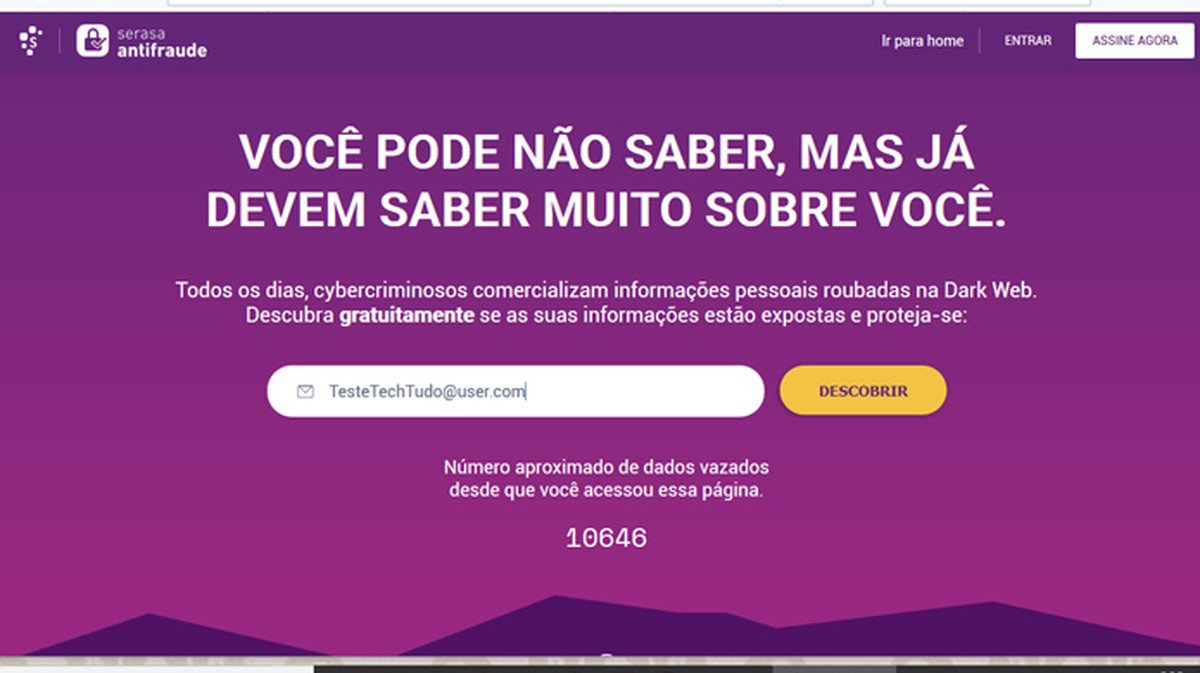TechTudo's tweet photo. Serasa Antifraude avisa se e-mail de usuário está na dark web https://t.co/FZgvc2FtMf https://t.co/6gaV3MlACy