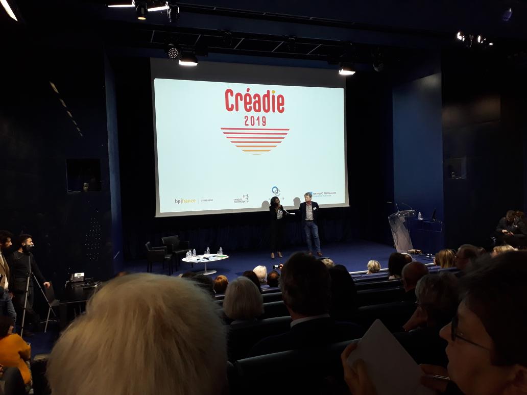 jerome_laffitte's tweet photo. Remise des prix #Creadie avec notre 1ere marraine @HapsatouSy 👍🏆 #inspiration #Motivation https://t.co/YPRZZmPBPy