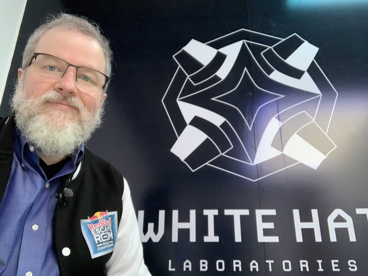 snicholson's tweet photo. All ready to welcome our #redbullescaperoom teams for their testing as potential new hackers for White Hat Laboratories #redbullmindgamers https://t.co/QZDtIhZB2Q