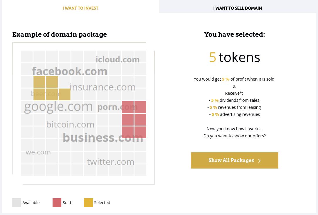DomainsToken's tweet photo. #Domain investments are achievable now. How is it possible? Thanks to #tokenization is each domain in our portfolio divided into thousand shares, so investor can buy any number of shares. Price for one share only $4.40? https://t.co/zuiqevJNBE https://t.co/2DWn6KwNwb