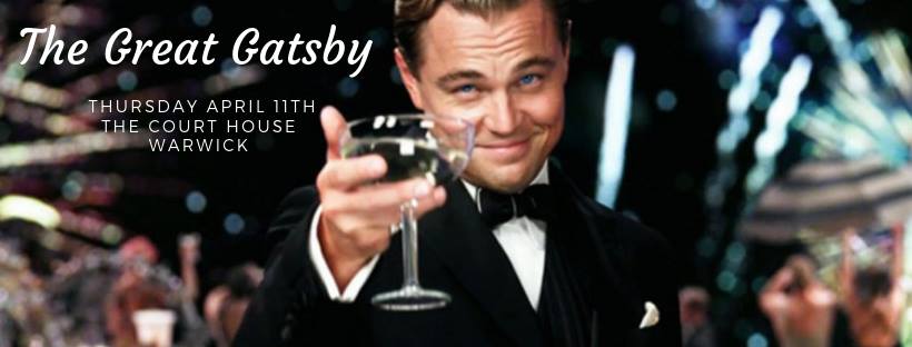 Tonight is the night at the ballroom at the Court House, Jury Street - we are delighted to team up with the Big Picture Show and Live &amp; Local and will be showing the Great Gatsby. Tickets available on the door or at the Visitor Ctr until 4.30pm. Doors open at 6.30pm. £7, (£6)