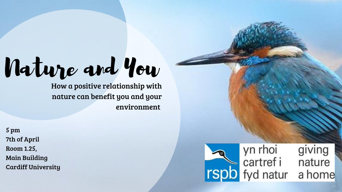 EandEofficerCSU's tweet photo. We have one of the UK's leading conservation agencies @RSPBCymru coming to speak on the 7th of May on campaigning, the environment and mental health. A perfect topic in the run up to exams! Event is open to all so make sure to get your FREE tickets here: https://t.co/4uUwk8UH9C https://t.co/44IWo2yaHF