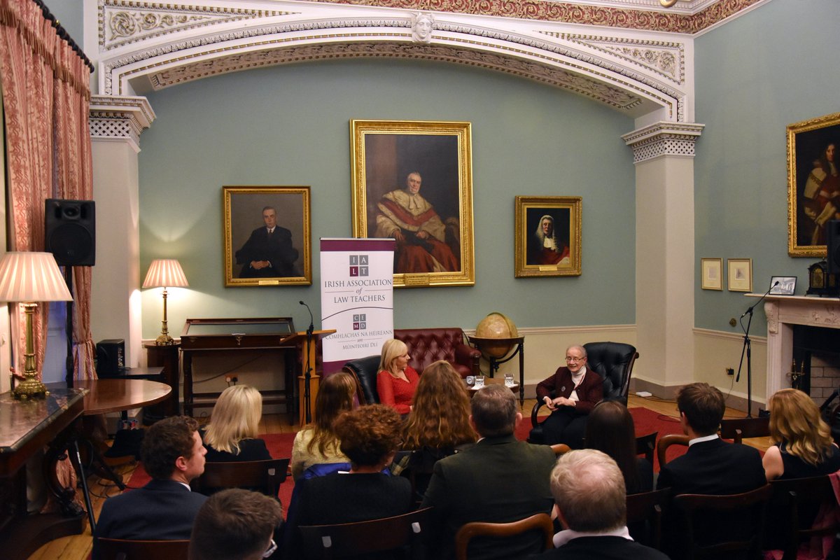 law_IALT's tweet photo. Some more photos from the 2019 Spring Discourse held on Monday last @KingsInns with @MiriamOCal and Judge Catherine McGuinness with the support of @MathesonLaw https://t.co/tga1JPjvJb