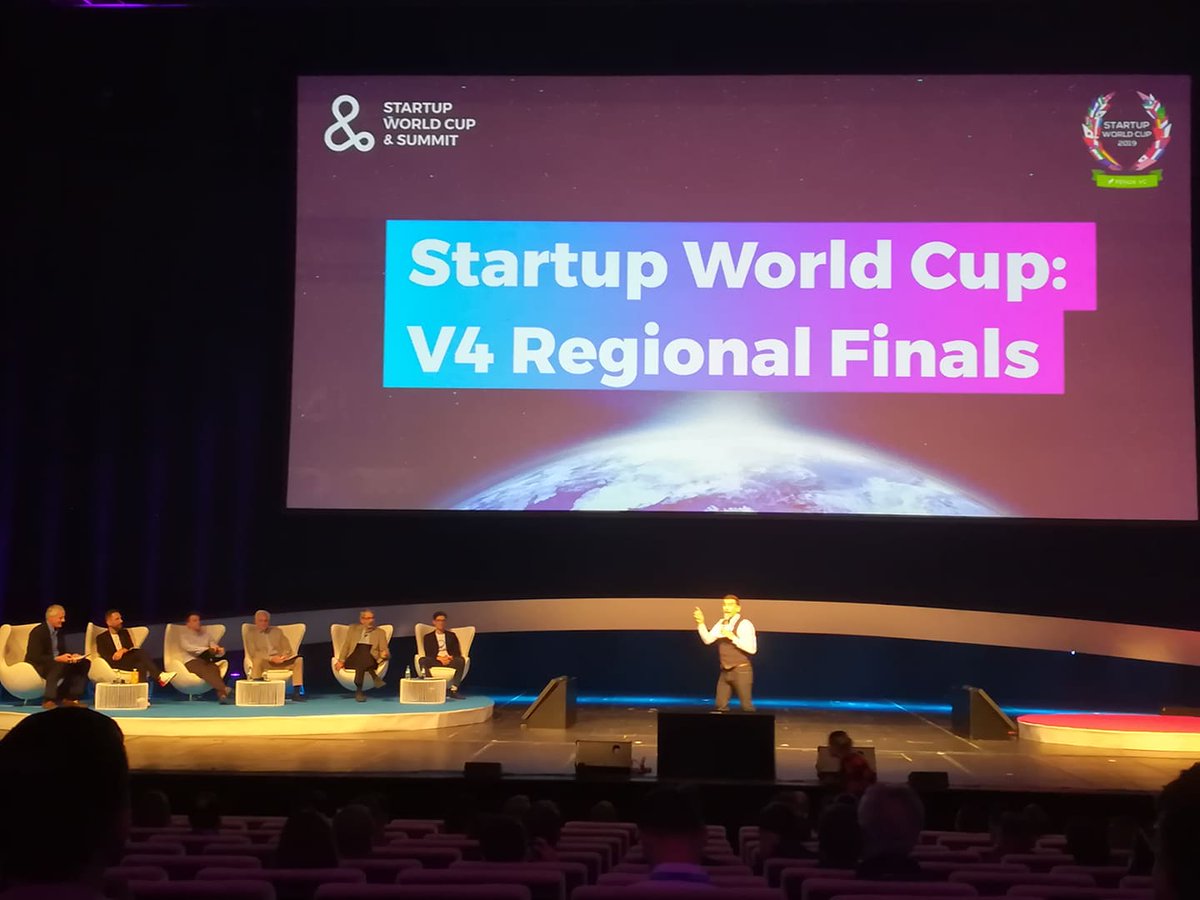 VTPUPOlomouc's tweet image. Byli jsme u toho. Regionální finále zemí Visegrádské čtyřky #SWCSummit vyhrál start-up #Motionlab. Gratulujeme 👏