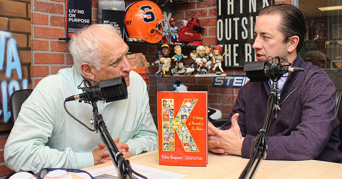 ProjectXShow's tweet photo. Find out @BrandonSteiner and @TylerKepner's starting pitcher Mount Rushmore and learn about Tyler's new book 'K' on this week's episode!

📺: https://t.co/W0CZE0wU4r https://t.co/oG7YxZOANZ