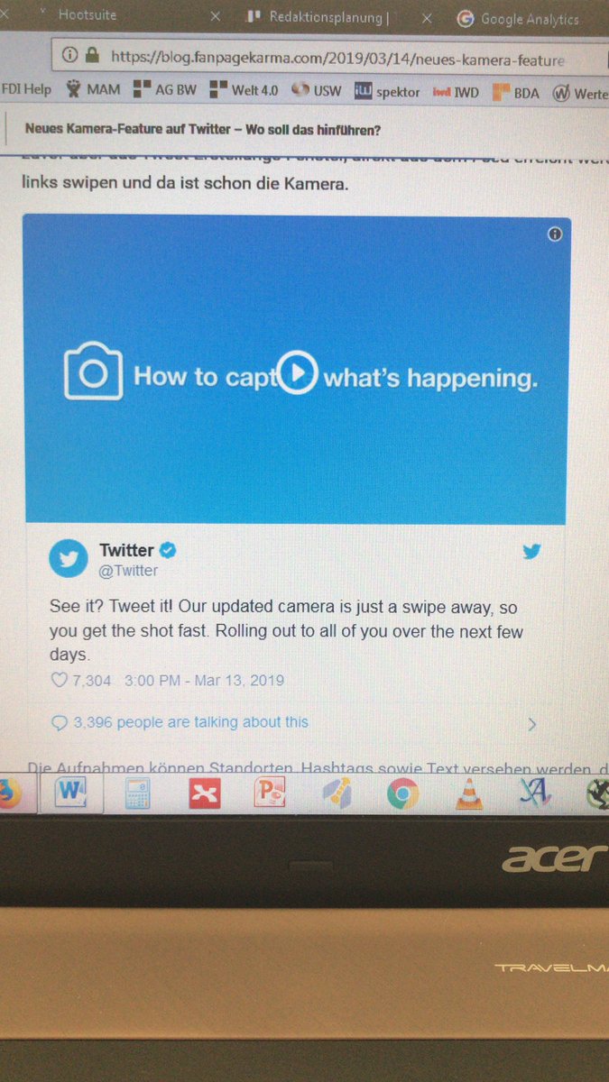 📸 🎥 bei Twitter ist seit ein paar Wochen nur einen swipe weit entfernt. Hast Du das #Feature entdeckt und ausprobiert? #Twitter