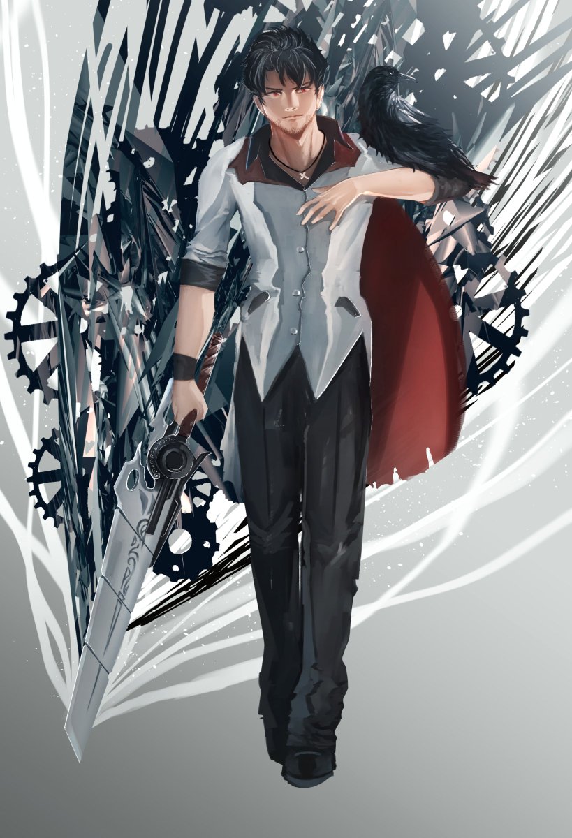 Qrow Branwen drawing [クロウ・ブランウェン] #RWBY #RWBY_JP #RWBY6