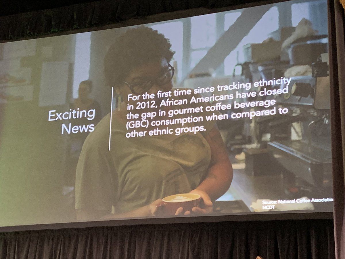 VeraEspindola1's tweet image. @PhyllisDJohnson @nationalcoffee 

‘...#African #Americans have closed the gap in gourmet #coffee beverage (GBC) consumption ...’

#RecoBoston @SpecialtyCoffee