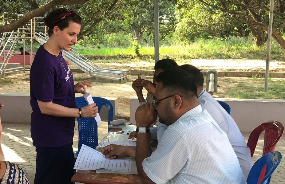 lisajaneashes's tweet photo. The teacher training here in Nepal started three years ago. Today, the teachers celebrated how far they've come at our final staff meeting of the week. Exhausted but honoured to be part of this team #ReachOut2Nepal https://t.co/D43vrehl0p