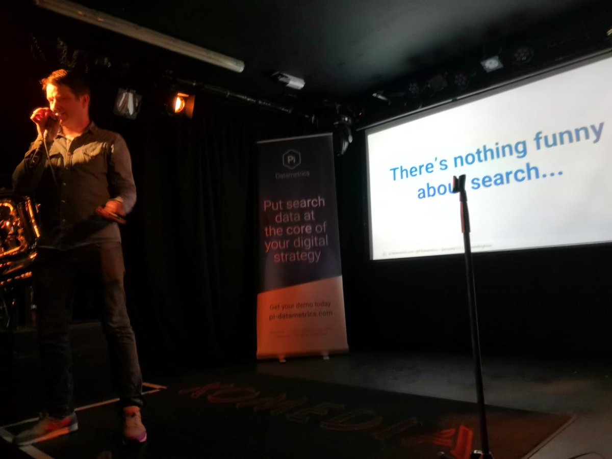 Up first, @scopey123 telling us how unfunny search truly is...
#ElevateBrighton