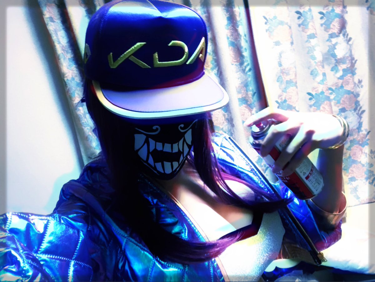 れいよう コスプレ K Da Akali Kda アカリがしたくなったんです Lolコス Leagueoflegends Cosplay Kda Akali Lol女子