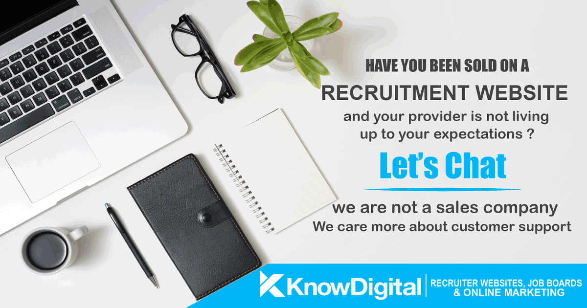 Have you been sold a recruiter website and your provider is not living up to your expectations? Then you are not yet with #KD Lets have a chat about changing that. #Recruitment #websitedesign #umbraco #recruiterwebsites #recruitmentwebsites #jobboard #careerwebsites