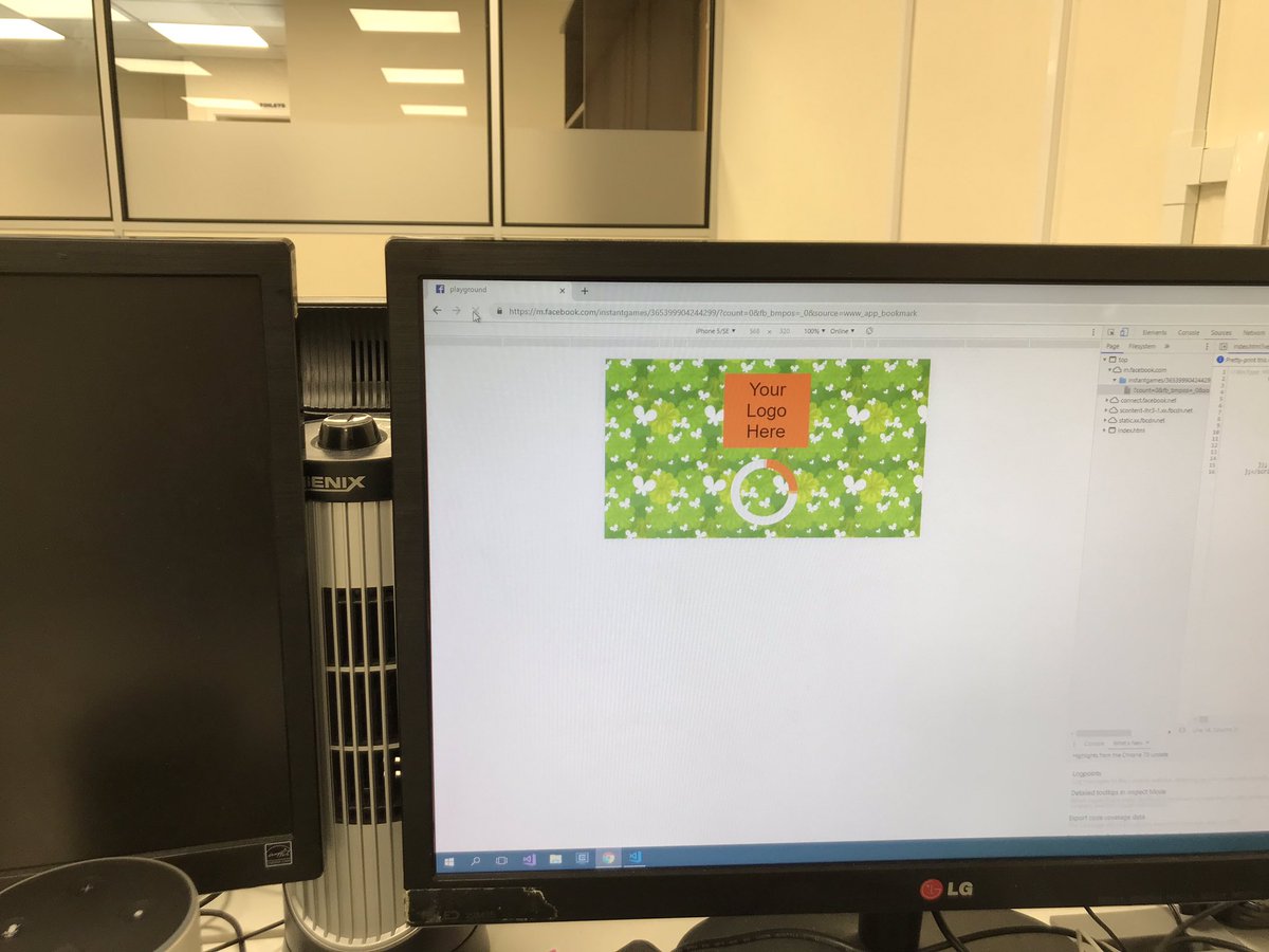 spotoncreative1's tweet photo. Building Facebook instant games for some of our clients. We made this dummy game for testing backend functionality and automating the build process. #facebookinstantgames #apps #gamedev  #crossplatform #games #facebookapps https://t.co/wHRaRxh80s
