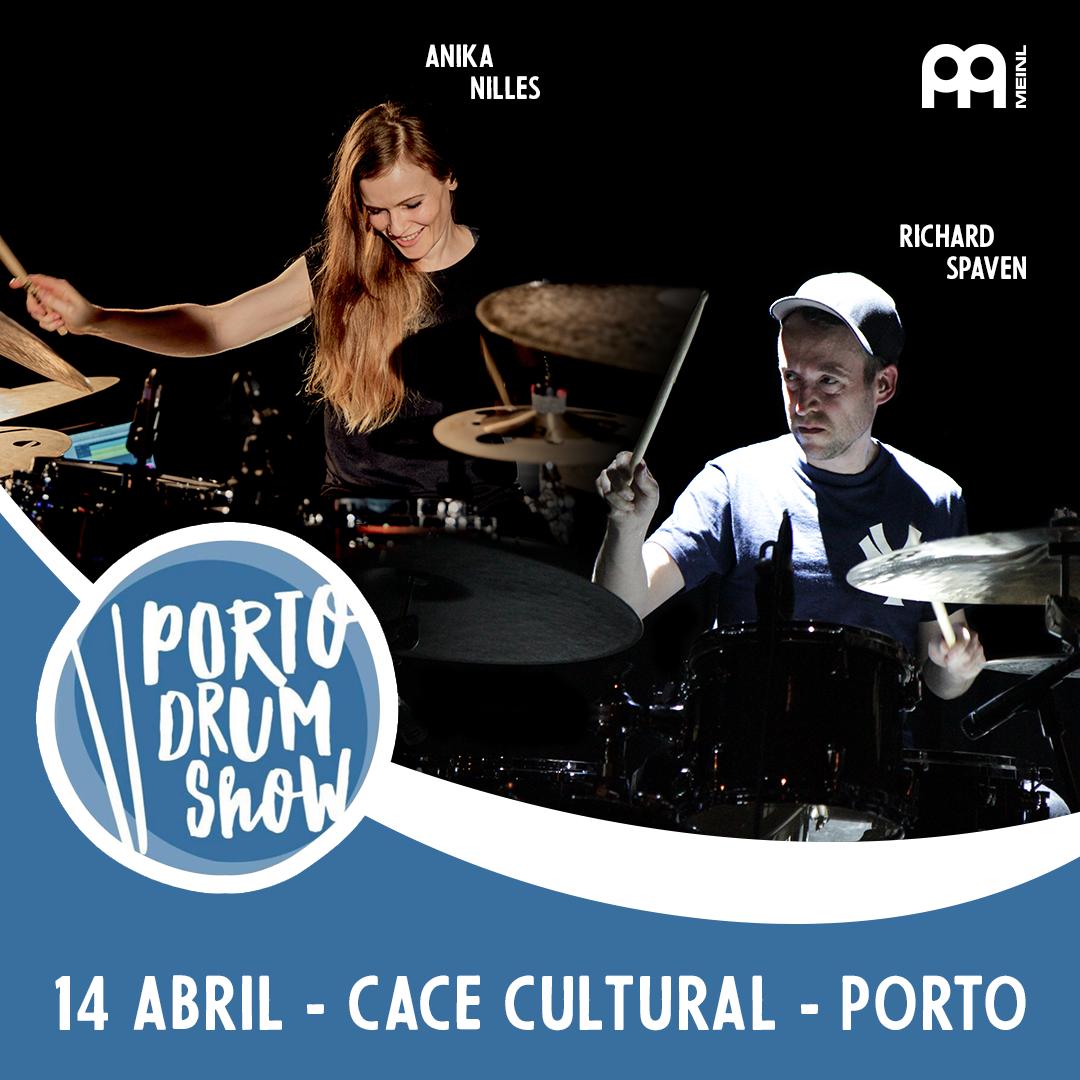 excited to be at the #portodrumshow this sunday with <a href="/SPAVEN/">Richard Spaven</a> and <a href="/AnikaNilles/">Anika Nilles</a> for the first time || who of you is going too?