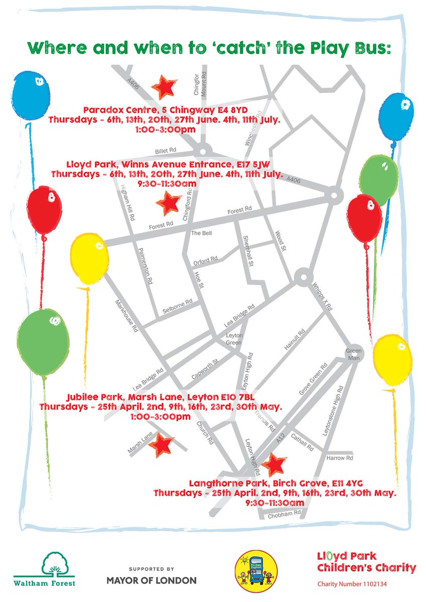 LloydParkCC's tweet photo. Come and join our exciting play bus experience for 2 year olds #tlpcc #mayoroflondon #earlyyearsmatter #walthamforest #hackneyplaybus https://t.co/JcP0DRZTMw