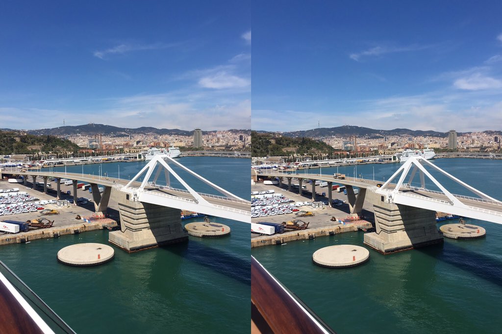 Stereo_Photo's tweet photo. #Barcelona what a beautiful horizon.  @londonstereo @DrBrianMay https://t.co/UpfoILTNjB
