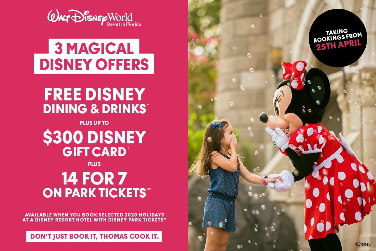 BOOM SHACK-A-LACK! 💛❤️💚 DISNEY FREE DINE IS BACK! 

👉👉 📲 0161 746 84 84