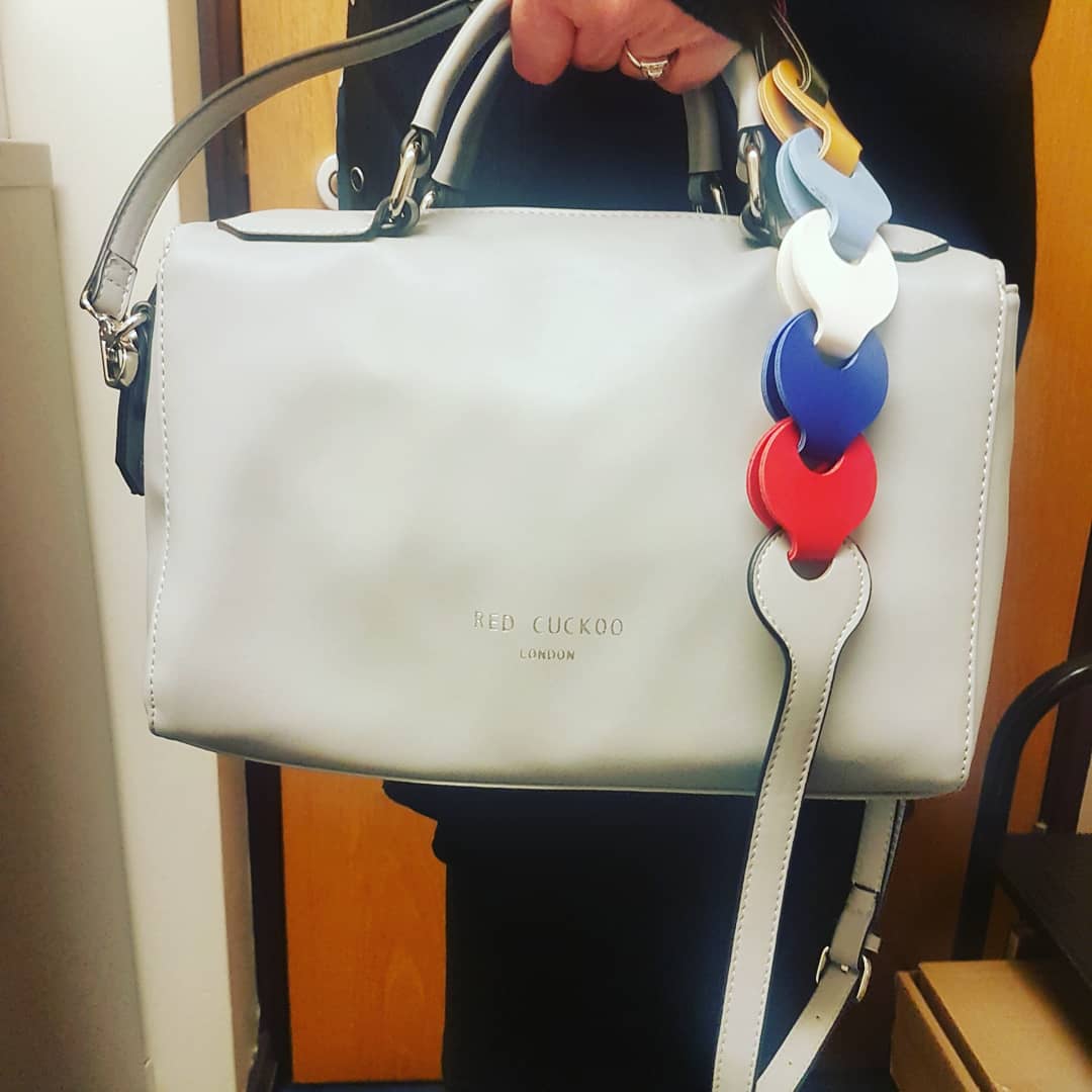 AccessoriesFAB's tweet photo. 😍😍 A lovely photo from one of our customers who purchased the grey bowling bag by Red Cuckoo London. 😍😍 https://t.co/7QS6Lq5WRM #handbags #designerhandbags #redcuckoo #redcuckoolondon #eastergifts #ATsocialmedia https://t.co/G5SPKXXqxy
