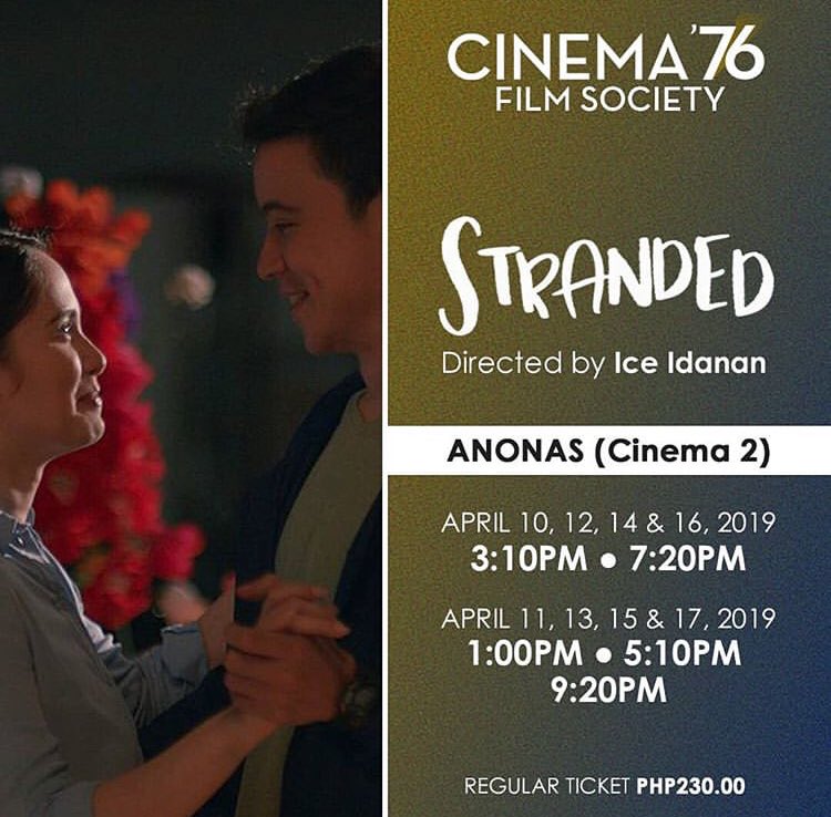 RegalFilms's tweet photo. Watch STRANDED at Cinema ‘76 Anonas! #StrandedMovie @cinema76fs @AtaydeArjo https://t.co/fCaChXmJtL