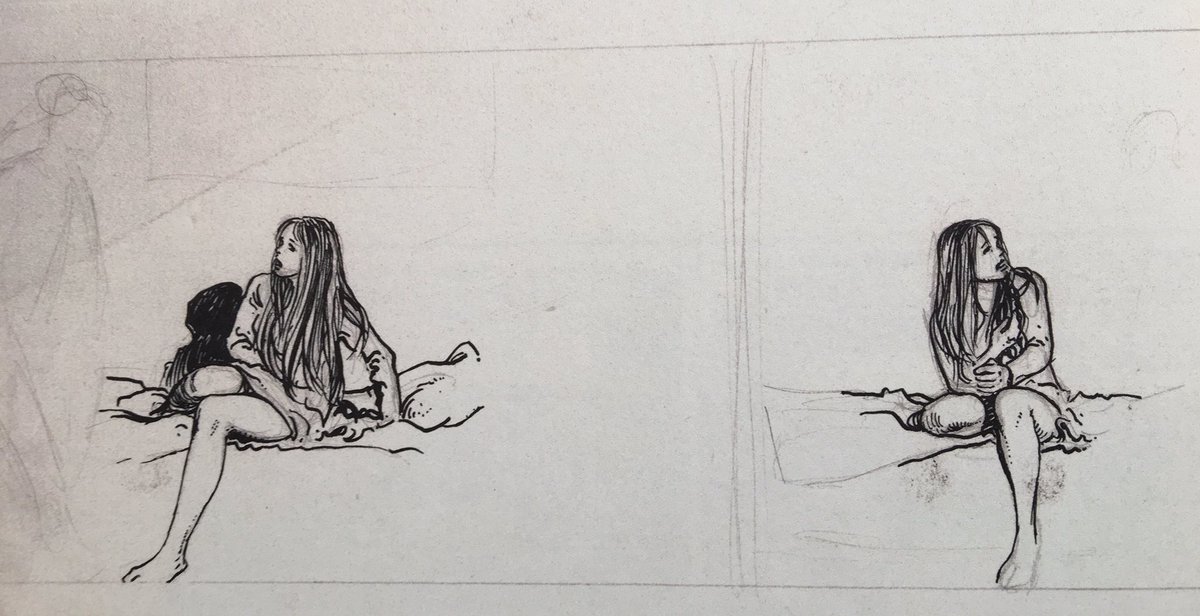 Milo Manara, circa 1978, essai pour « HP et Giuseppe Bergman » 