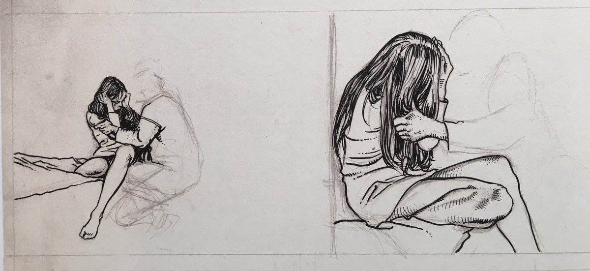 Milo Manara, circa 1978, essai pour « HP et Giuseppe Bergman » 