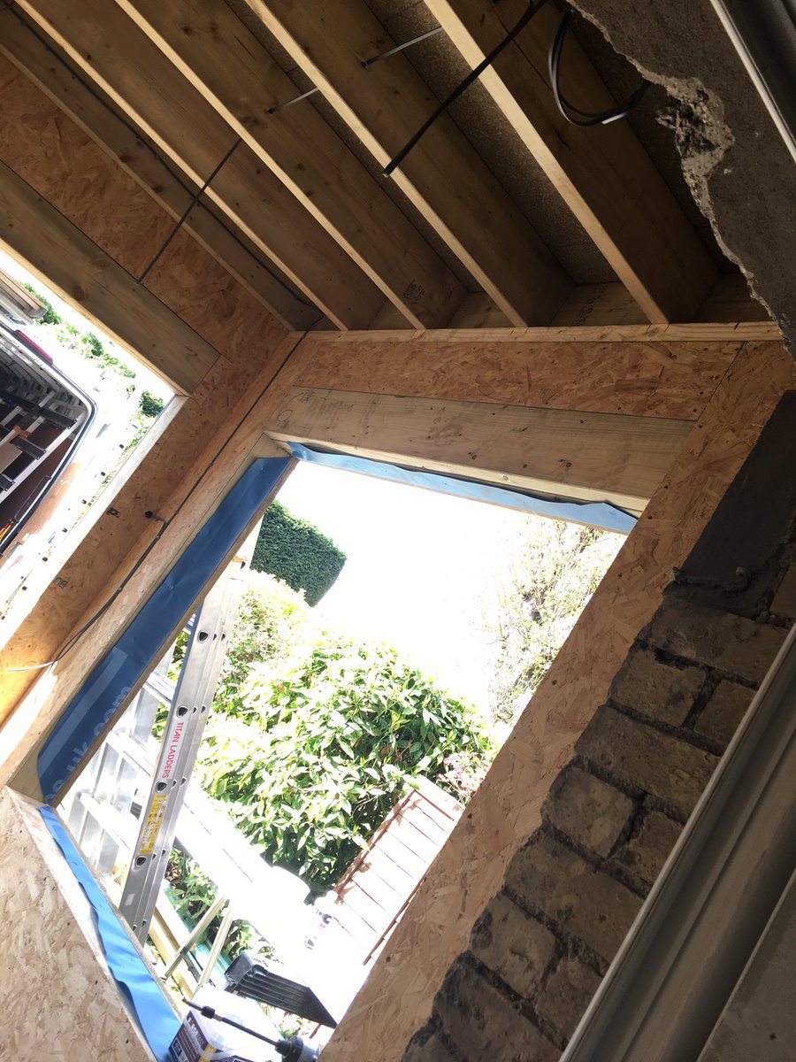 GAPhomeimprove's tweet photo. #Porch building in sunny #Huntingdon today. Slate affect tiled #warmroof , new #frontdoor to follow soon. https://t.co/VodNDModsa https://t.co/4nNxTYAqP2