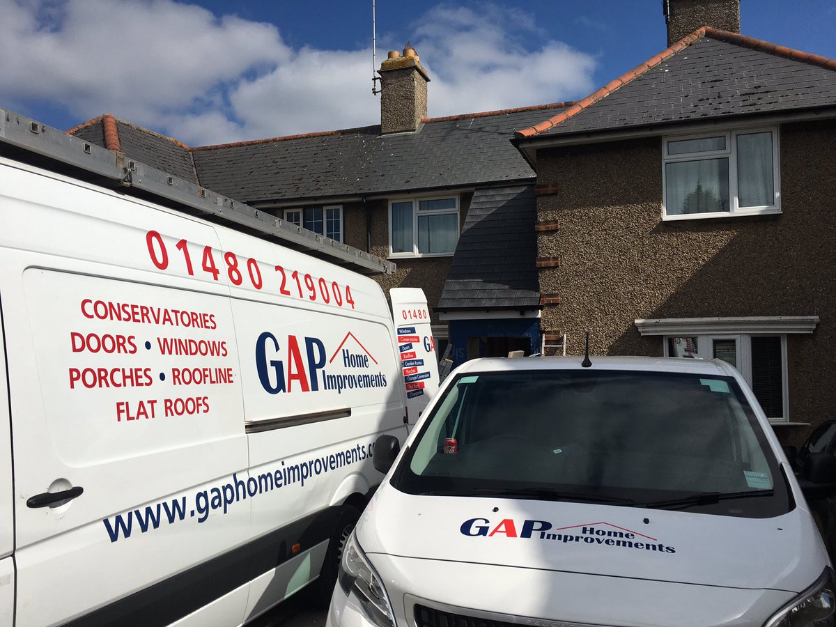 GAPhomeimprove's tweet photo. #Porch building in sunny #Huntingdon today. Slate affect tiled #warmroof , new #frontdoor to follow soon. https://t.co/VodNDModsa https://t.co/4nNxTYAqP2