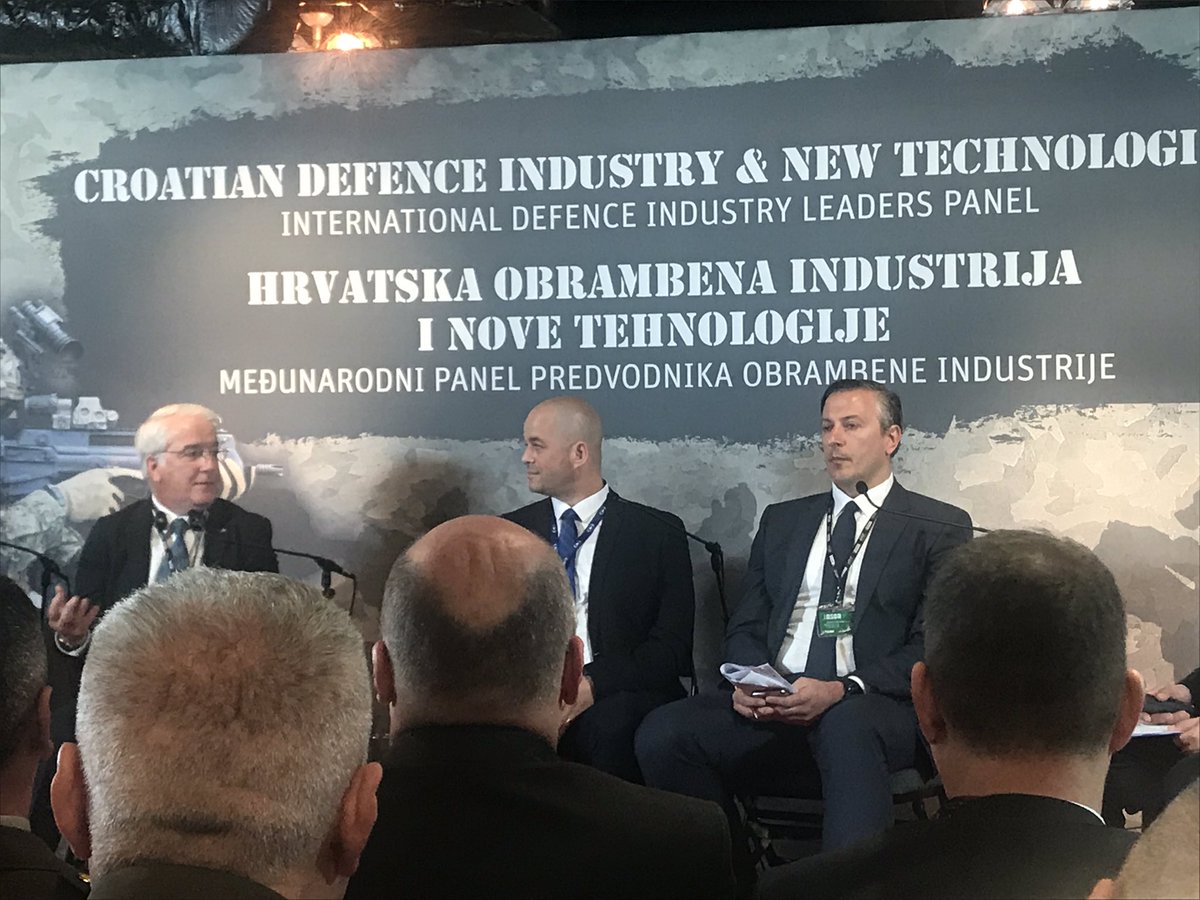 flyingjok's tweet photo. Croatian industry keen to engage and partner with global industry leaders such as @LockheedMartin with a track record of partnership delegates at #asda19 are told. Only by doing so can it’s domestic industry develop and grow #yourmissionisours https://t.co/g1c225XL9L