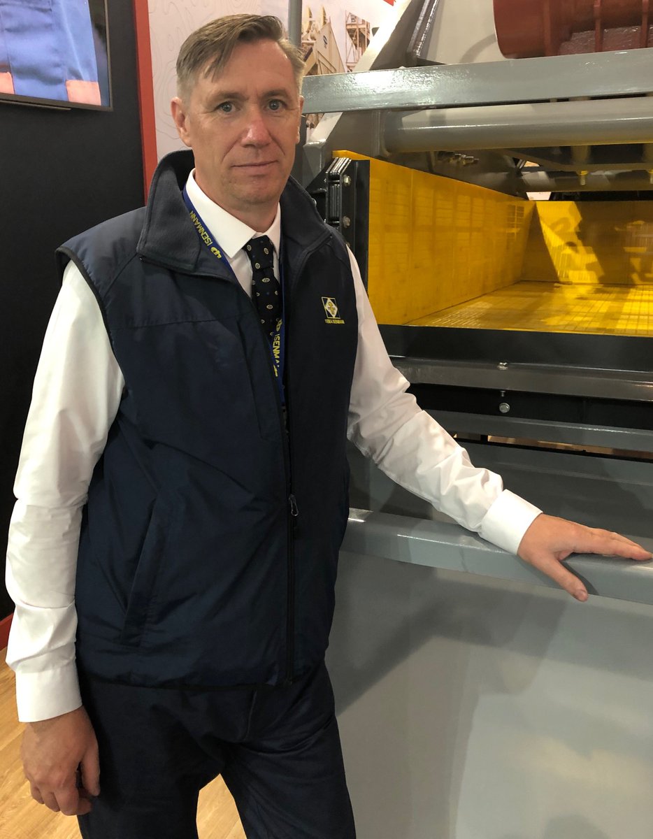 Carl Foley at Bauma today