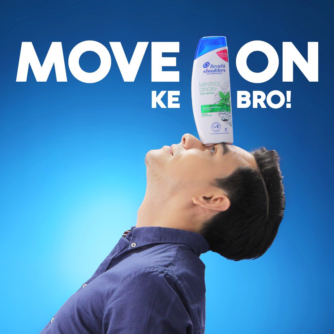 Yah, Bro. Serius masih pada berkutat sama ketombe dan gatal gara-gara salah shampo? Udah waktunya #MoveOnBro. Ganti dong ke Head &amp; Shoulders Cool Menthol yang 5X lebih dahsyat bikin #ketombekelar, 100% yakin!