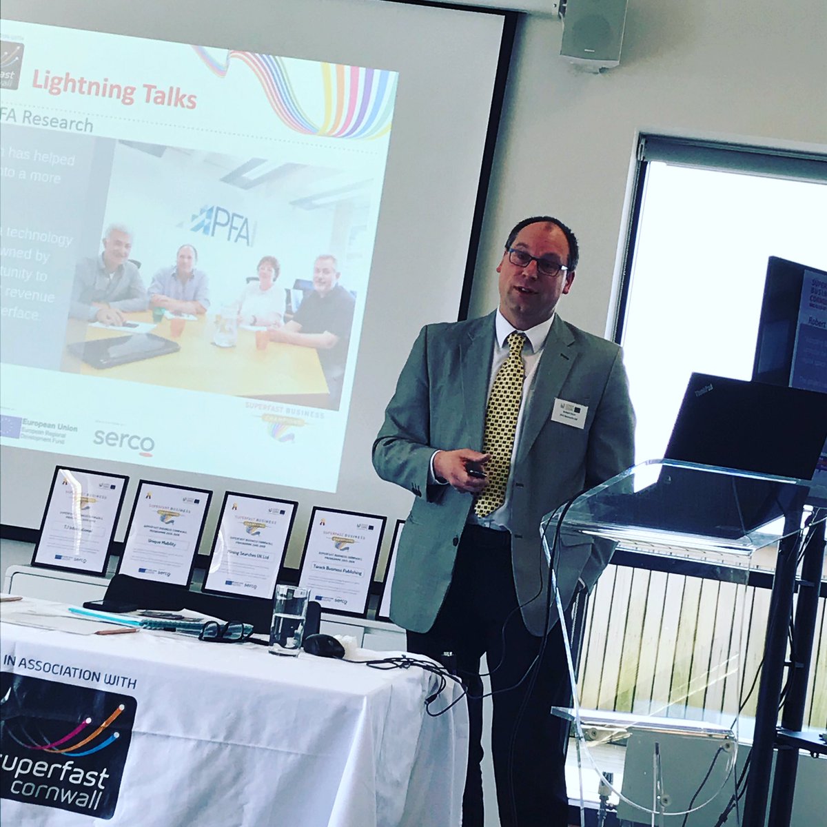 8_wire's tweet photo. Lovely to see Robert from @PFAResearch and hear about @CornwallThinks #scaleupwithtech with @SFBCIOS https://t.co/vs5qW6Pg9A