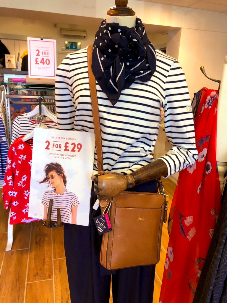 Lots and lots going on in store today! We have 2 for £29 on selected women’s t-shirts and vests, 2 for £40 on popular harbour tops... and if that wasn’t enough we have 3 for 2 on selected children’s product! #Ilkley #joules #savings #Offers