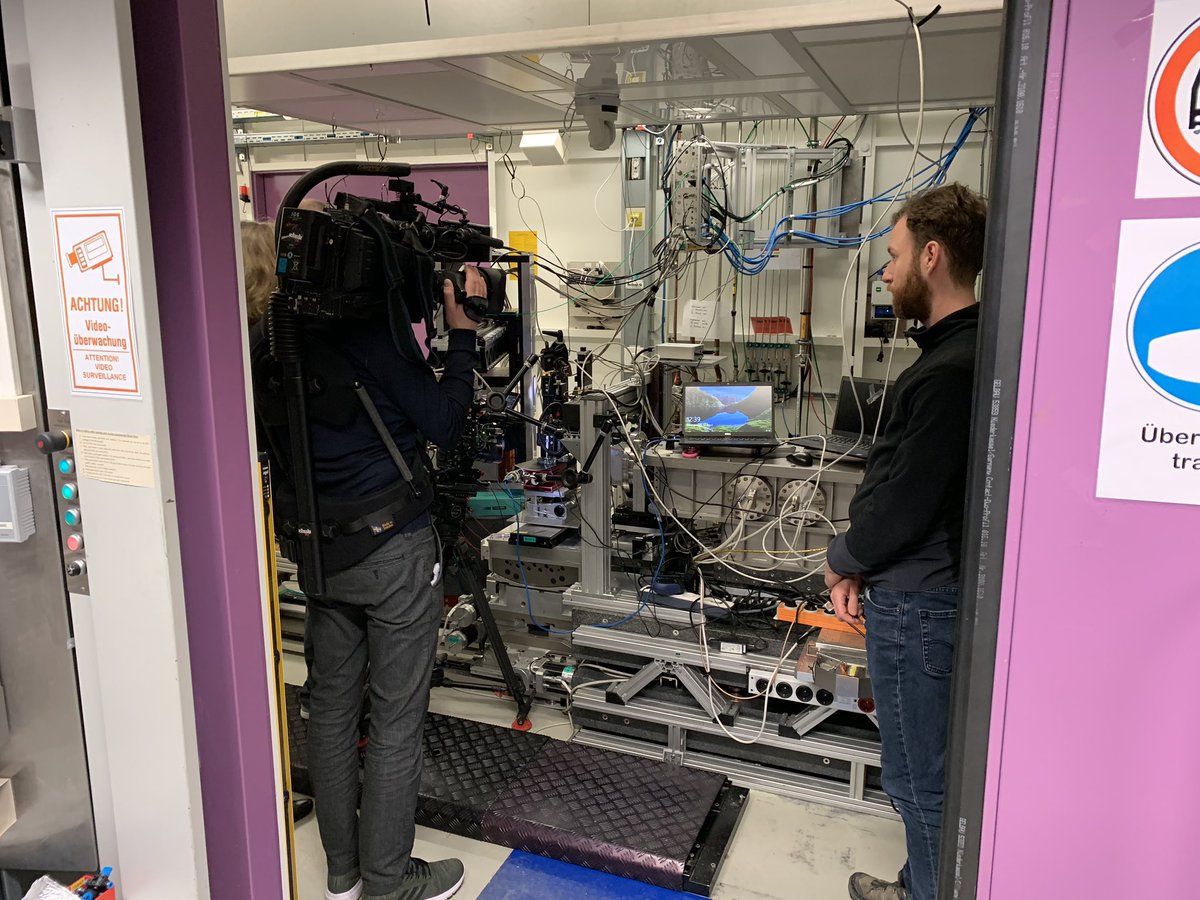 soderbergd's tweet photo. The media interest (ZDF, Germany) in our strong #nanocellulose filaments continues. The future #forest #bioeconomy attracts attention. We’re performing synchrotron measurements @DESY funded by @2017Kaw100 and the #FORMAX pre-project @Naringsdep @KTHresearch @Skogsindustrin https://t.co/HKDqEnG1AS