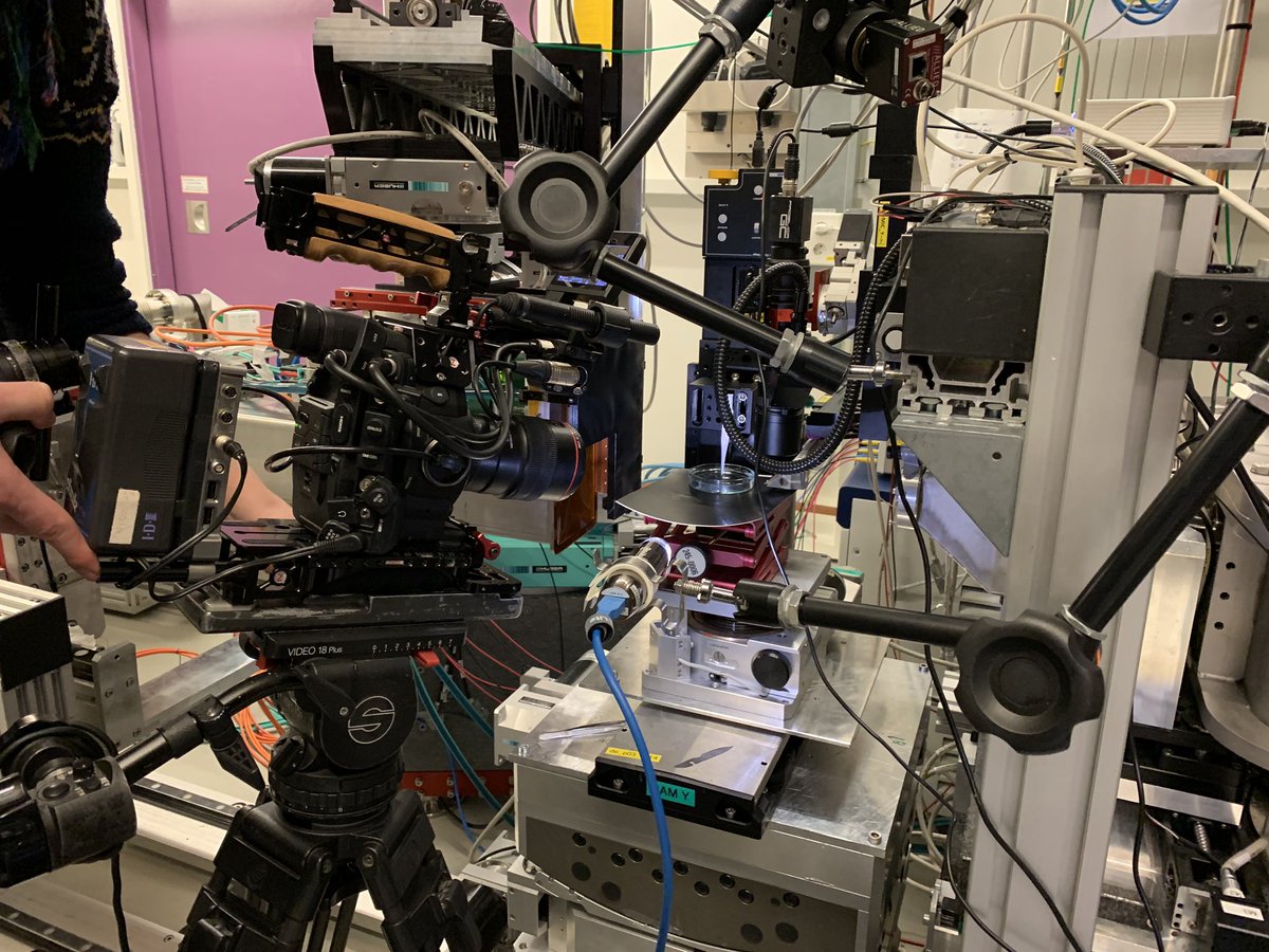 soderbergd's tweet photo. The media interest (ZDF, Germany) in our strong #nanocellulose filaments continues. The future #forest #bioeconomy attracts attention. We’re performing synchrotron measurements @DESY funded by @2017Kaw100 and the #FORMAX pre-project @Naringsdep @KTHresearch @Skogsindustrin https://t.co/HKDqEnG1AS