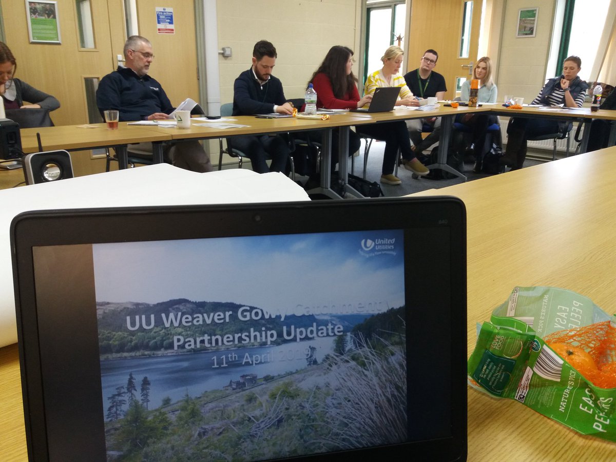 MarkSewellUU's tweet photo. Discussing @uugroupplc's AMP7 wastewater quality drivers for the Weaver-Gowy Catchment with @WGowyRivers @CaBAtweets Partnership. Also reviewing Weaver Gowy Catchment Plan and taking on board key partner updates with an eye on overlapping risks/opportunities for collaboration. https://t.co/bWywwWfBFF