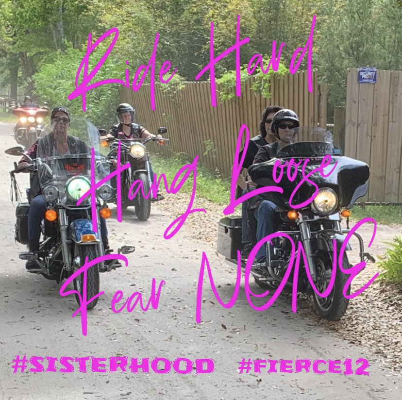 LeatherLaceMC's tweet photo. Ride hard, ride free! #fierce12
#sisterhood #motorcycle #motorcycles #brap #bikelife #bikerchick #womenwhoride #salute #thinkpink #pinknation #pink #ridehard #hangloose #fearnone #fearless #ladyboss #boss #badass https://t.co/q2GncFBpFA
