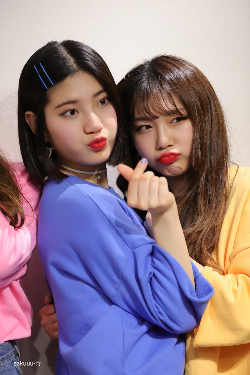 tjyt3458's tweet image. 190406  LABELUP TOKYO CONCERT♪
ｽﾝｱ&amp;amp;ﾘﾅ🐹😸
#라벨업 #Labelup
#승아 #Seunga 
#리나 #Rina 
@LABELUP_yd