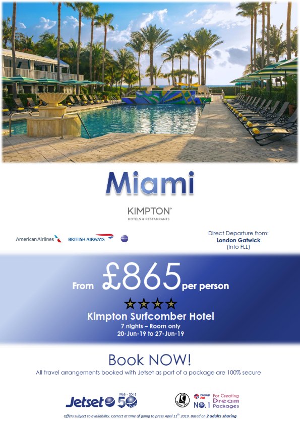 Jetsetflights's tweet photo. Welcome to Miami! 🌞#BookWithJetset #PackagePal https://t.co/88JU7njSwu