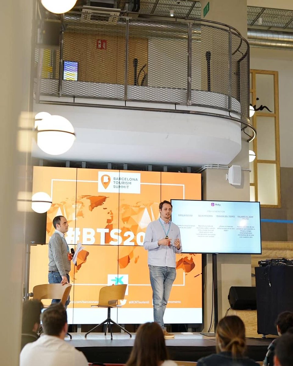 BCNTourismS's tweet photo. Albert Morro de @RideReby habla de micromobilidad y propone un challenge para incentivar la generación de ideas en #BTS2019 https://t.co/k47RqWbcGy
