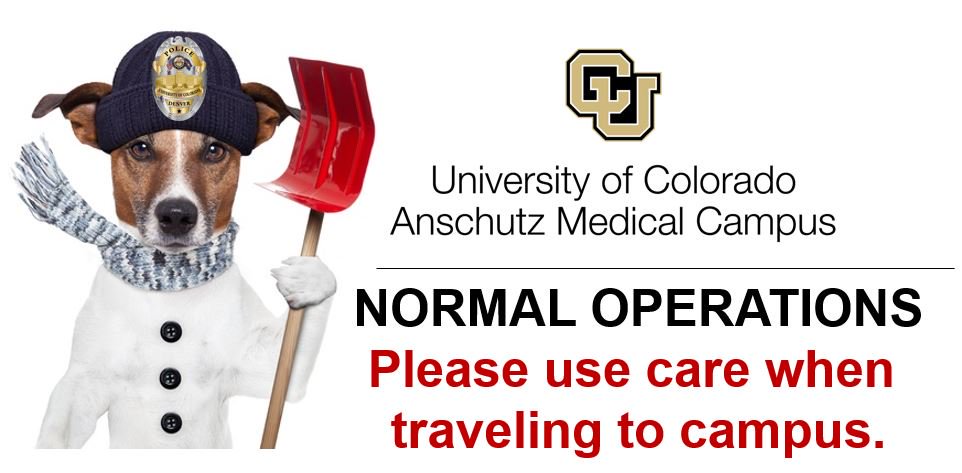 CUAnschutzAlert's tweet photo. April 11, 2019 - @CUAnschutz is open today. https://t.co/EYBgEUD5or