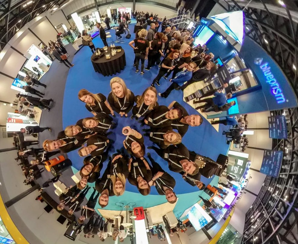 Splash_Event's tweet photo. #ThrowbackThursday Shout out to the Splash team! Here’s the team at last weeks #blueprismworld event at the @ExCeLLondon https://t.co/sMvEntI9wn