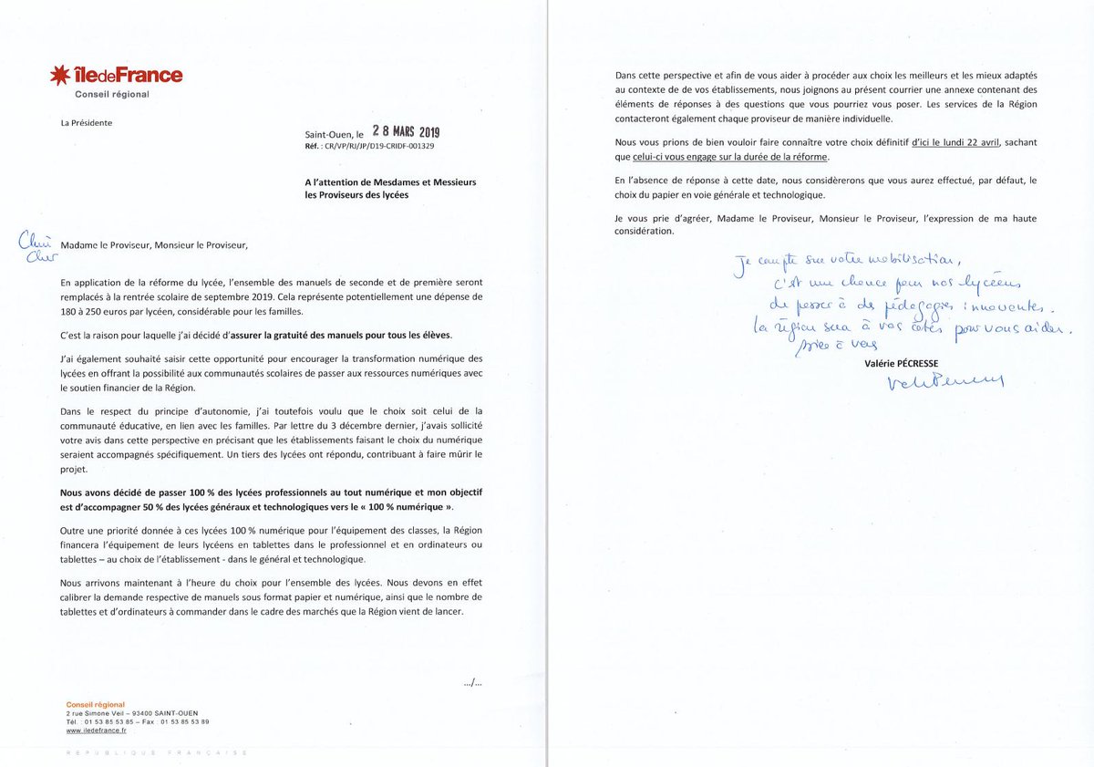 SNALC_Creteil's tweet image. #ManuelsNumériquesIDF
Article R421-23, 2°) #CodeÉducation 
«Le CA (...) donne son avis sur (...) les principes de choix des manuels scolaires (...) et des outils pédagogiques.»
Les CA des lycées pro. d&apos;@iledefrance ont-ils donné leur avis 🤔?
🤣Pourquoi faire? La Région a décidé!