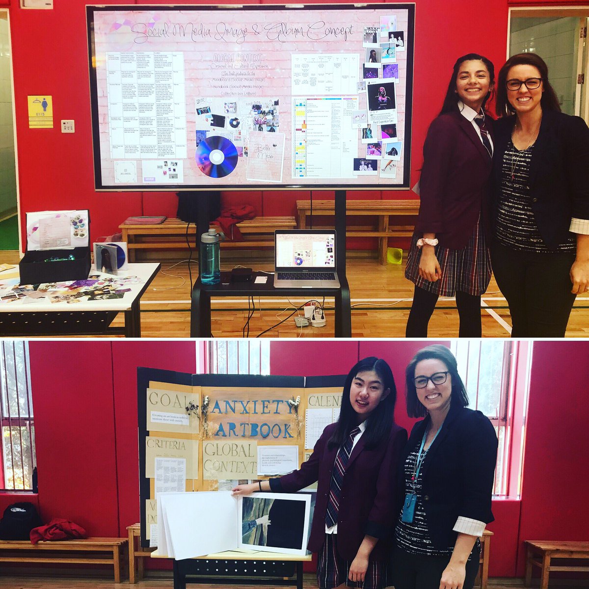 I couldn’t be prouder of the students I supervised for Personal Project this year - creating a social media image/concept for her first album and an art book of paintings to help people with anxiety. It was a beautiful year working through these projects with you ❤️ #myCISB