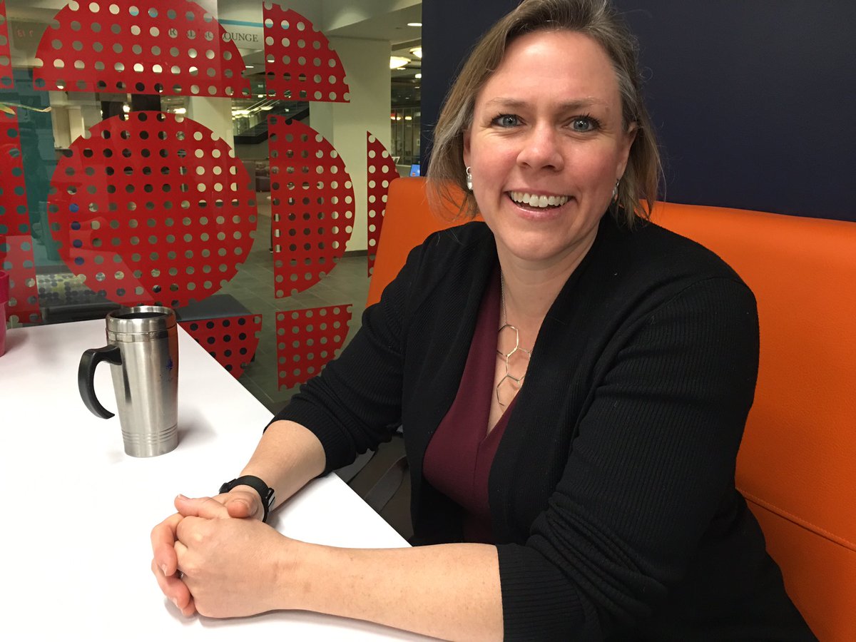 LondonMorning's tweet photo. Here she is: @scgQuasar to talk about the black hole image. She’s our resident expert on black holes from @westernuScience. #ldnont https://t.co/NvKvUg7jTZ