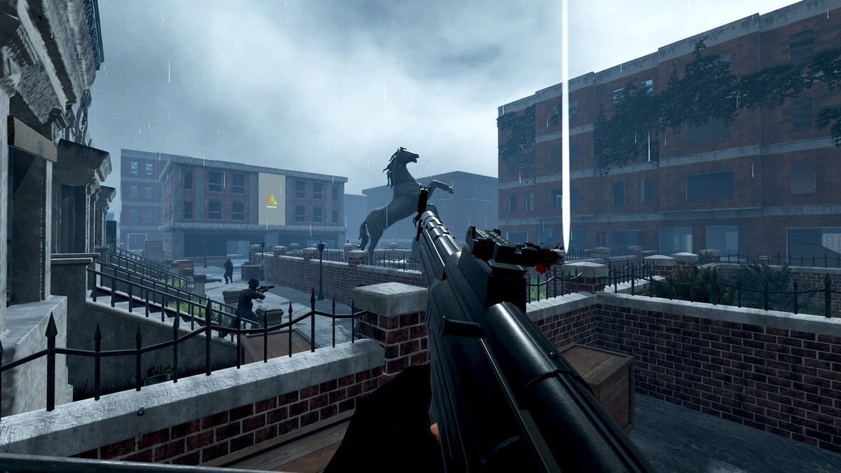 Cyberith's tweet photo. Earlier this year, we  have launched the First-Person-Shooter Virtual Army: Revolution and the  Ninja Action Game Sairento VR on our Cyberith Arcade Content Distribution System. The next fully optimized arcade title we are  launching now is Dreadhalls. #Cyberith #Virtualizer #VR https://t.co/3iTlwohKEK