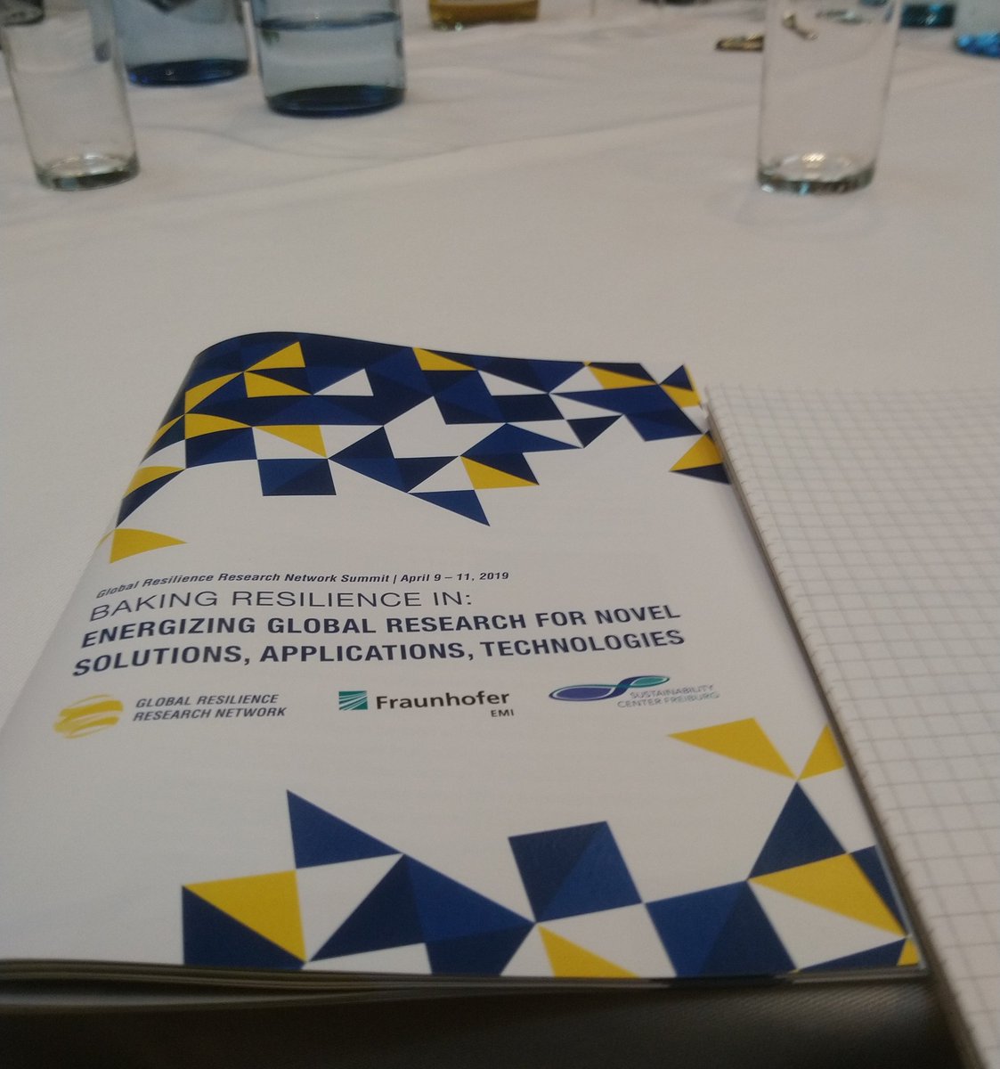 NicerFlo's tweet photo. Returning from the 2nd GRRN @theGRRN (The Global Resilience Research Network) Summit #resilience #GRRN Excellent organisation @Fraunhofer_EMI and inspiring group of keynotes and participants. Looking forward to discuss with my colleagues @Fraunhofer_INT https://t.co/Y7wV059DNa