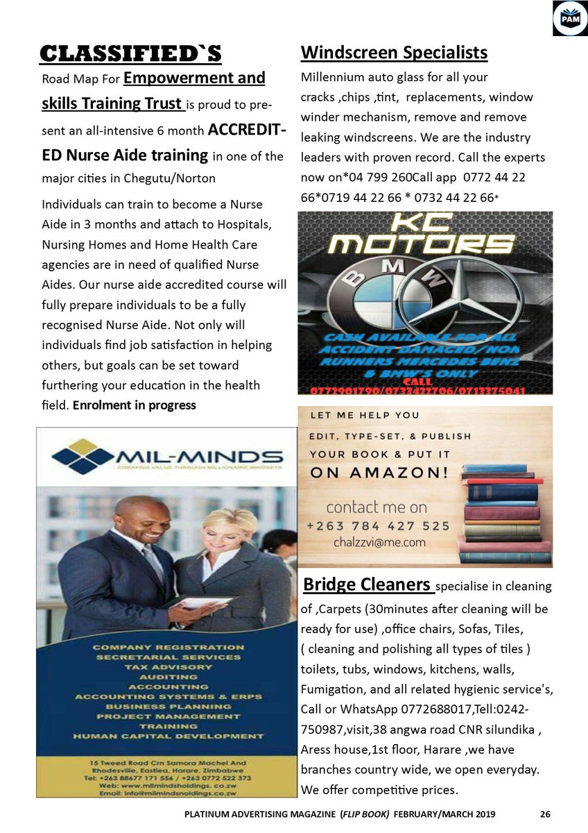 PlatsMag's tweet photo. CLASSIFIEDS Committed to improving your business by Creating strong, provocative relationships
between companies and their
customers. https://t.co/HqEM3J8e8P